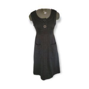 Donna Morgan Women's Black Polyester Blend Sleeveless Knee Length Dress Size 6
